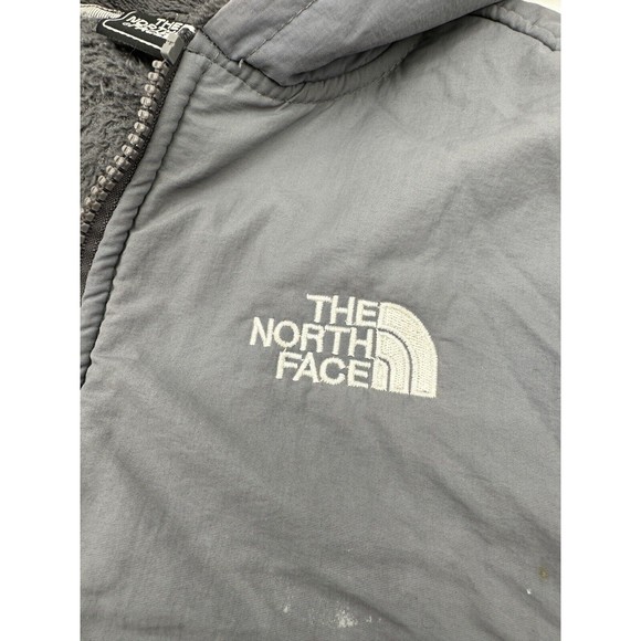 Unisex Navy / Gray The North Face Fleece Jacket-Size M good fair condition - Picture 7 of 8